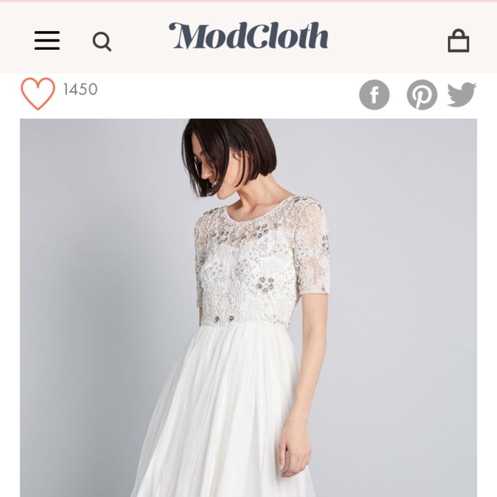 ModCloth t-Shirt Wedding Dress